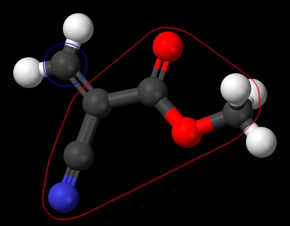 Super glue molecule