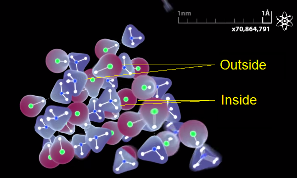 Hydrogen nuclear transfer in crystal