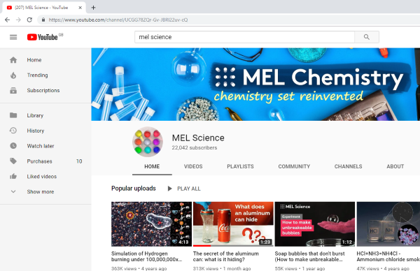 MEL Science YouTube